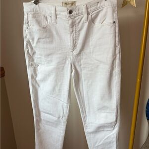 Madewell Women's Crisp White Stovepipe Jeans